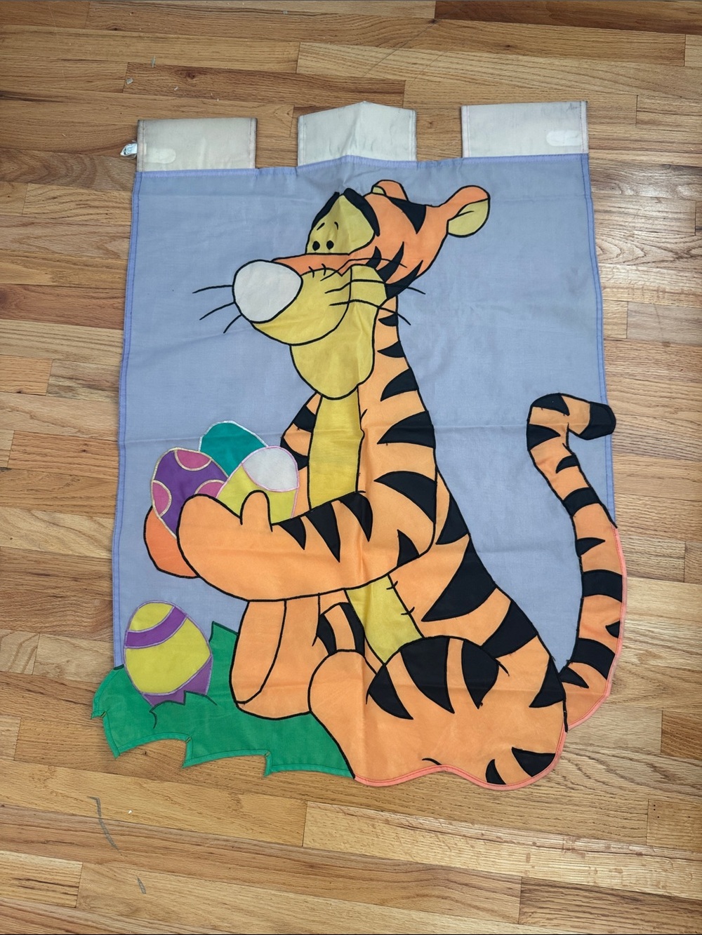 Large Winnie the Pooh Tigger Tiger Purple Easter Garden Yard House Flag 40x30